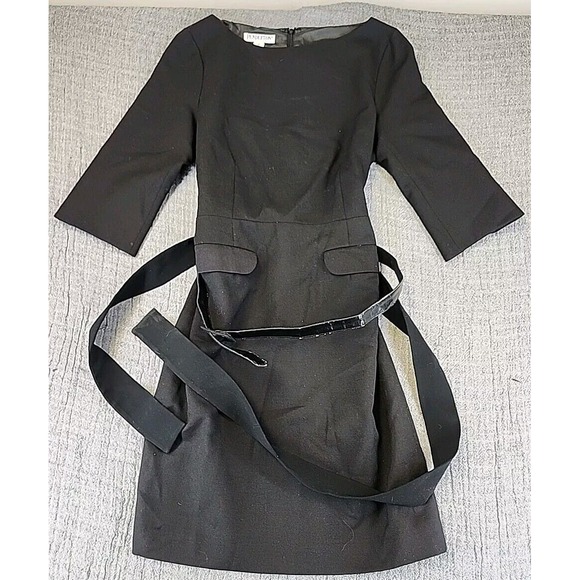 Pendleton Dresses & Skirts - Pendleton Petite Black Dress Womens Size 10 - 100% Virgin Wool USA Made